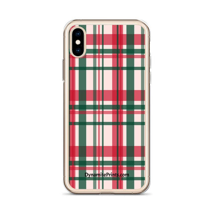 Red & Green Plaid iPhone® Case - Trump Tees