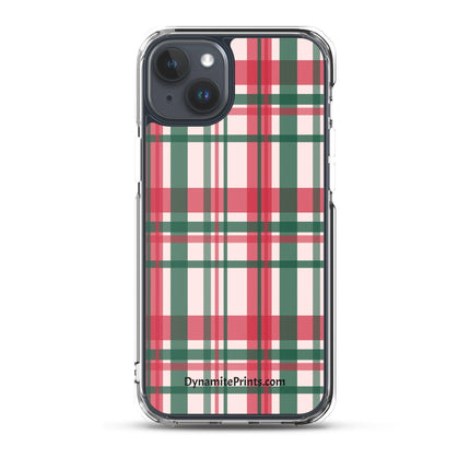 Red & Green Plaid iPhone® Case - Trump Tees