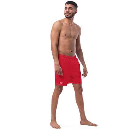 Red Men's Boardshorts - Trump Tees