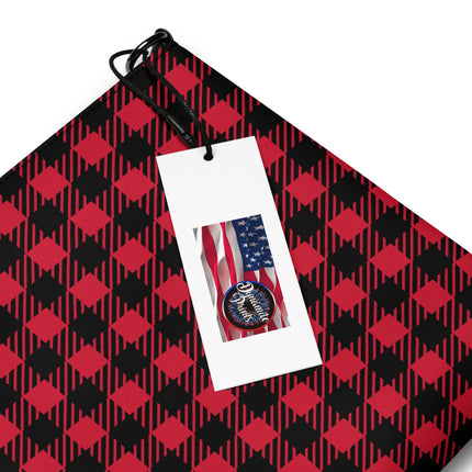 Red Plaid Crossbody Bag - Trump Tees