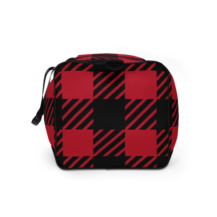 Red Plaid Duffle bag - Trump Tees