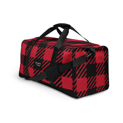 Red Plaid Duffle bag - Trump Tees