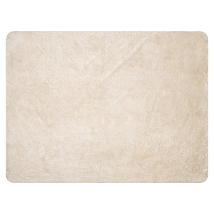White Geometric Sherpa Blanket