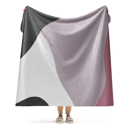 Abstract Graphic Sherpa Blanket