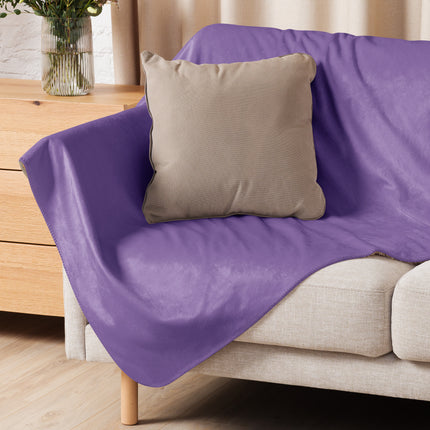 Purple Sherpa Blanket