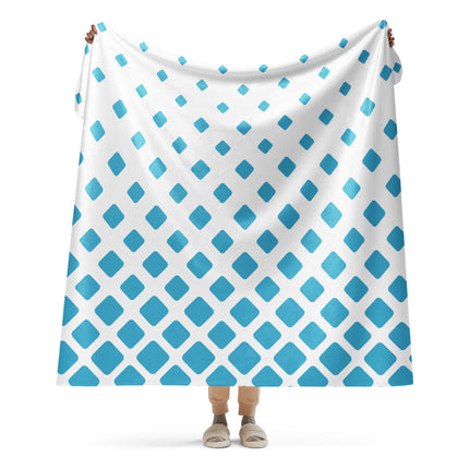 Blue Fade Sherpa Blanket