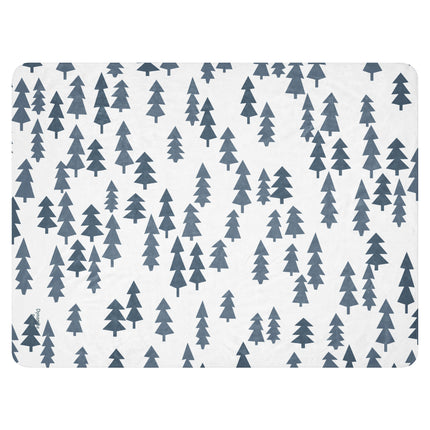 Pine Tree Sherpa Blanket