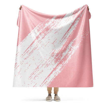 Pink Dreamsicle Sherpa Blanket