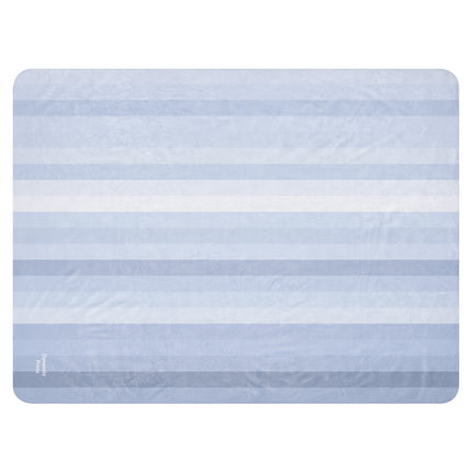 Blue Lines Sherpa Blanket