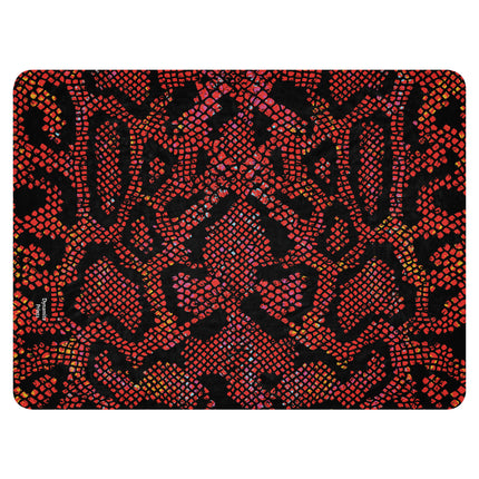 Red Snake Sherpa Blanket