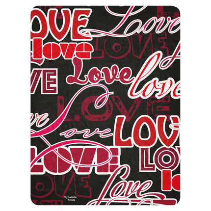Love Love Love Sherpa Blanket