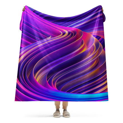 Swirled Sherpa Blanket