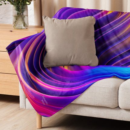 Swirled Sherpa Blanket