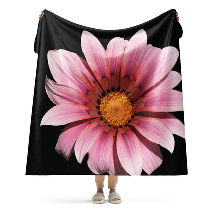 Daisy Pink Sherpa Blanket