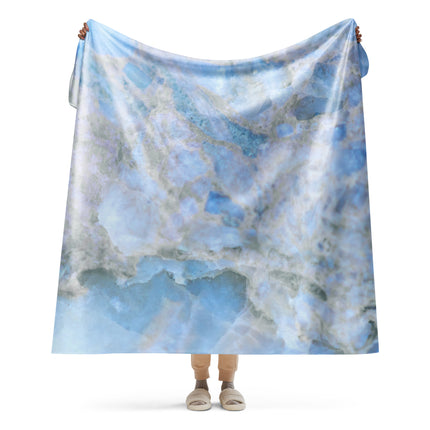 Blue Quartz Sherpa Blanket