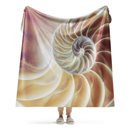Seashell Sherpa Blanket