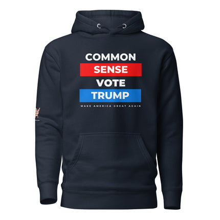 Common Sense Vote Trump Hoodie