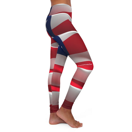 American Flag Women's Spandex Leggings