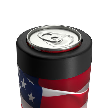 American Flag Can & Bottle Holder
