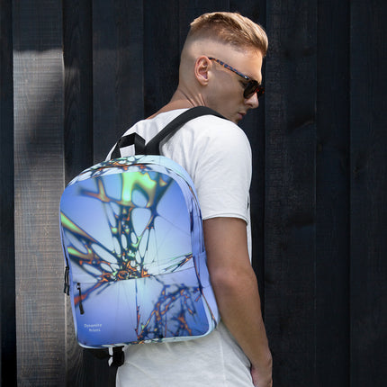 Blue Splatter Backpack