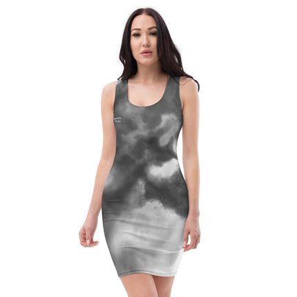 Grey Splash Dress