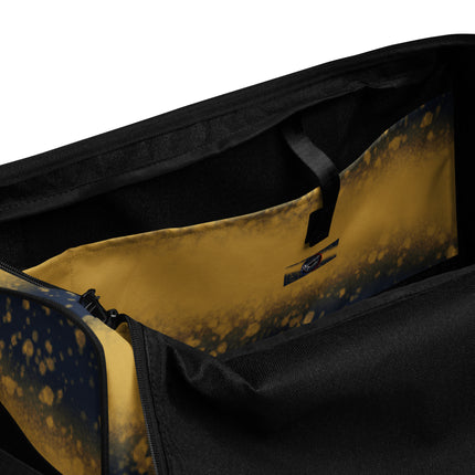 Navy & Gold Splatter Duffle bag