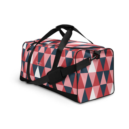 Pink Geometric Duffle bag