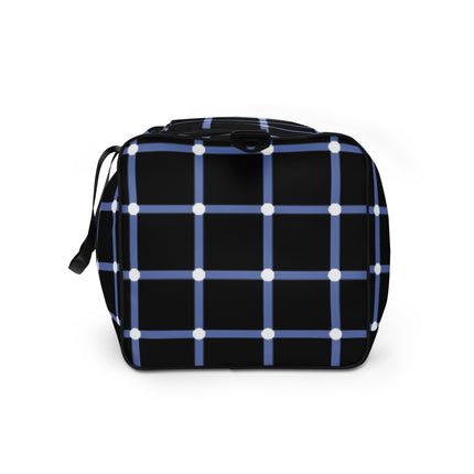 Blue Geometric Duffle bag
