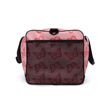 Pink Butterfly Duffle bag