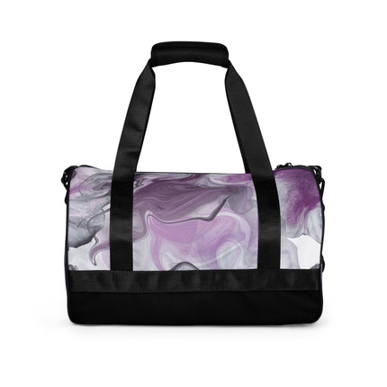 Marbled Purple gym bag