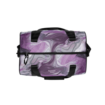 Marbled Purple gym bag