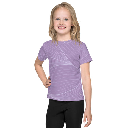 Abstract Purple Kids shirt