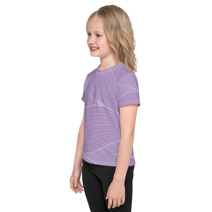 Abstract Purple Kids shirt