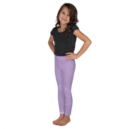 Abstract Purple Kids Leggings