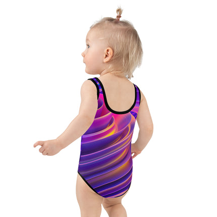 Swirled Kids Swimsuit
