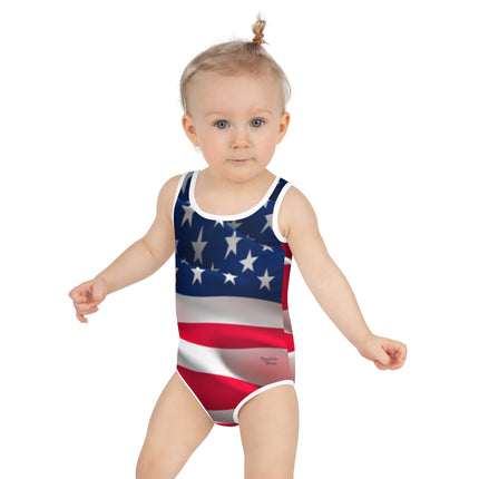 American Flag Kids Swimsuit