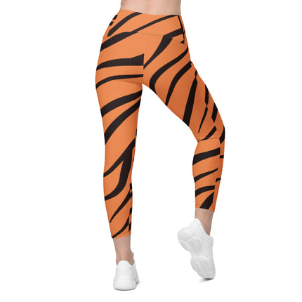 Tiger Women's Leggings With Pockets