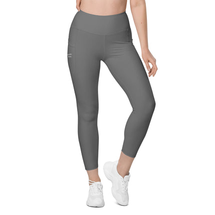 Grey Leggings With Pockets