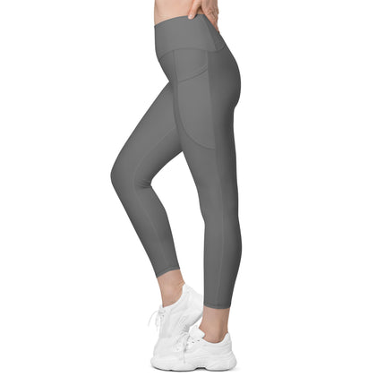 Gray Leggings With Pockets