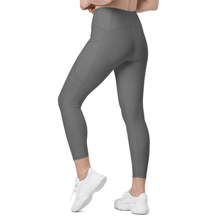 Gray Leggings With Pockets
