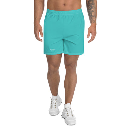 Teal Men's Athletic Long Shorts