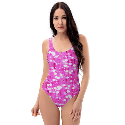 Pink Lights Women's One-Piece Swimsuit