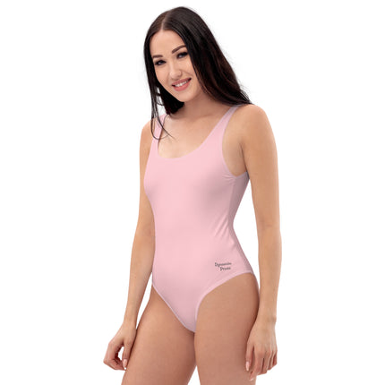 Pink Women's One-Piece Swimsuit
