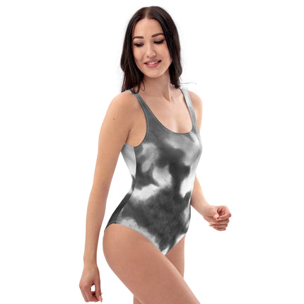 Grey Splash Women's One-Piece Swimsuit