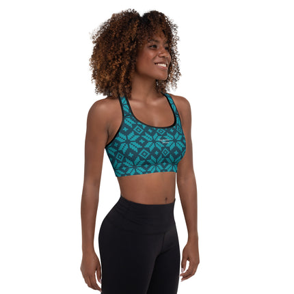 Knitted Padded Sports Bra