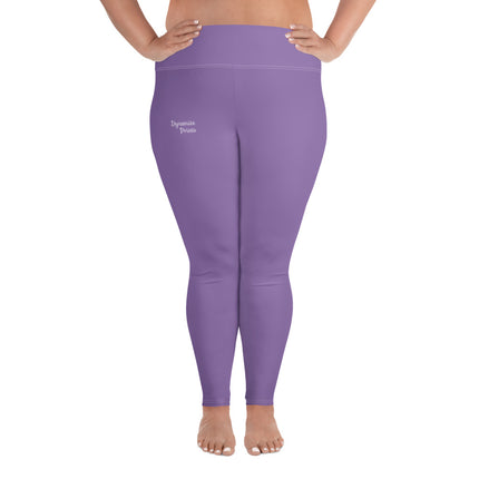 Purple Women's Plus Size Leggings