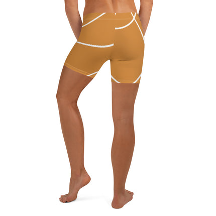 One Line Gold Women's Shorts