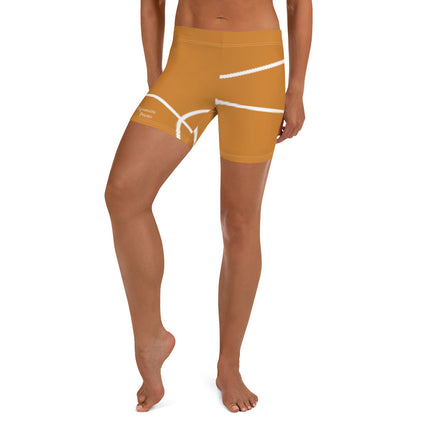 One Line Gold Women's Shorts