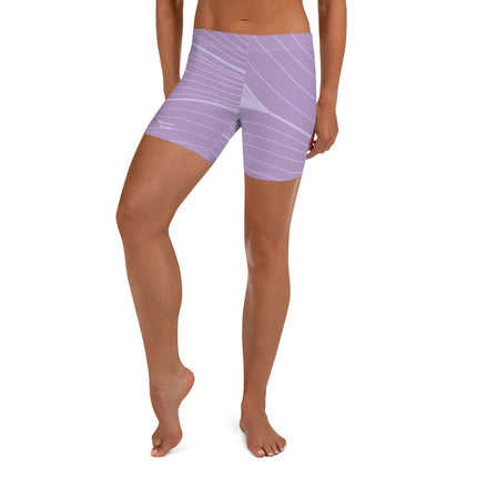 Abstract Purple Women's Shorts