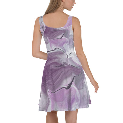 Marbled Purple Dress